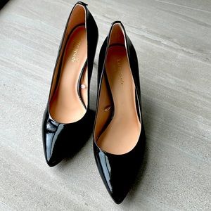 Stunning classic black patent leather heels size 7.5, Kate Spade